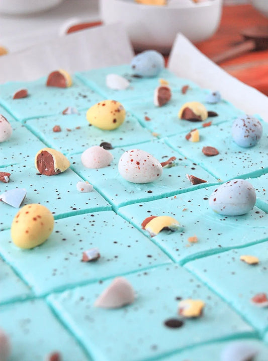 Easter Cookie Bars with Cadbury Mini Eggs
