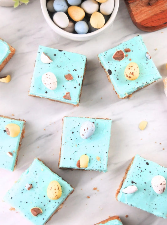 Cadbury Egg Easter Cookie Bars