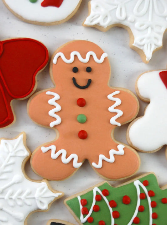 Royal icing on sugar cookie