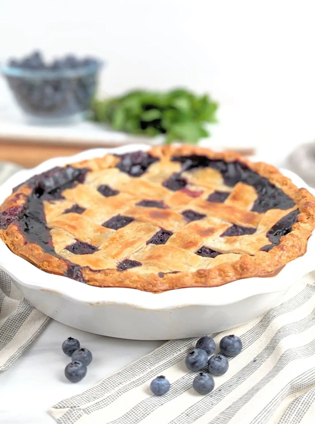 Blueberry pie