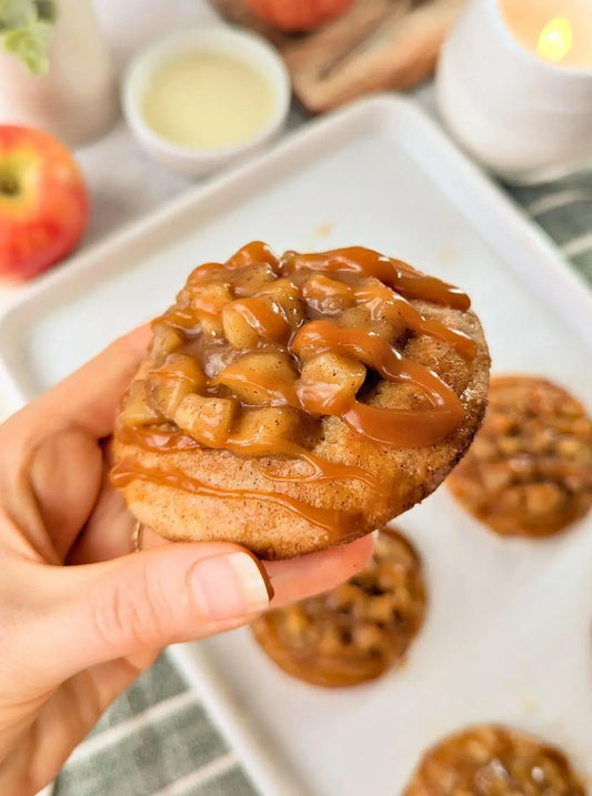 Salted Caramel Apple Pie Cheesecake Snickerdoodle Cookies