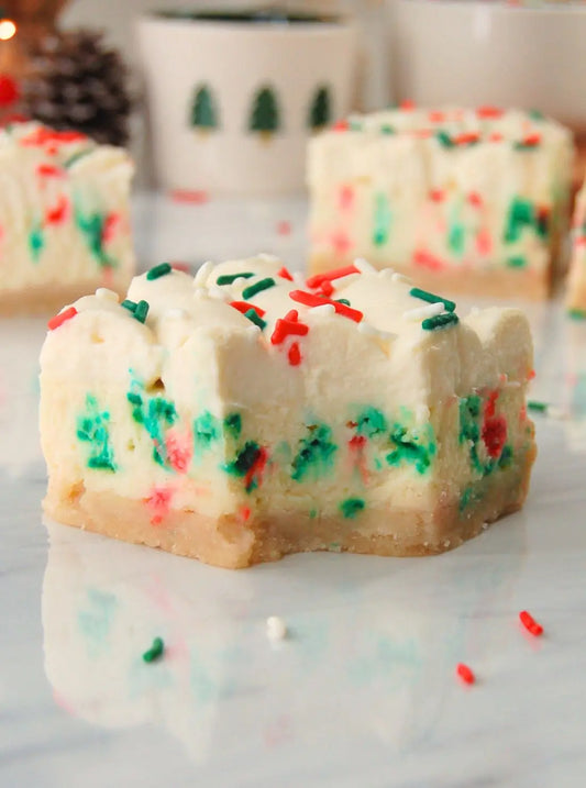 Christmas Cheesecake Bars