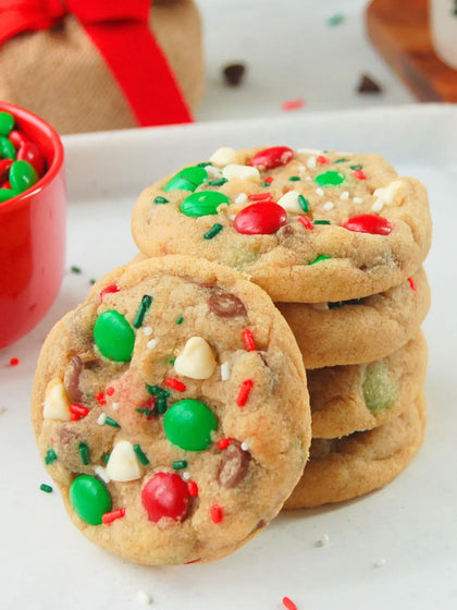 M&M Christmas Cookies