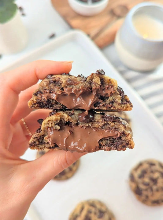 Nutella Stuffed Cookies