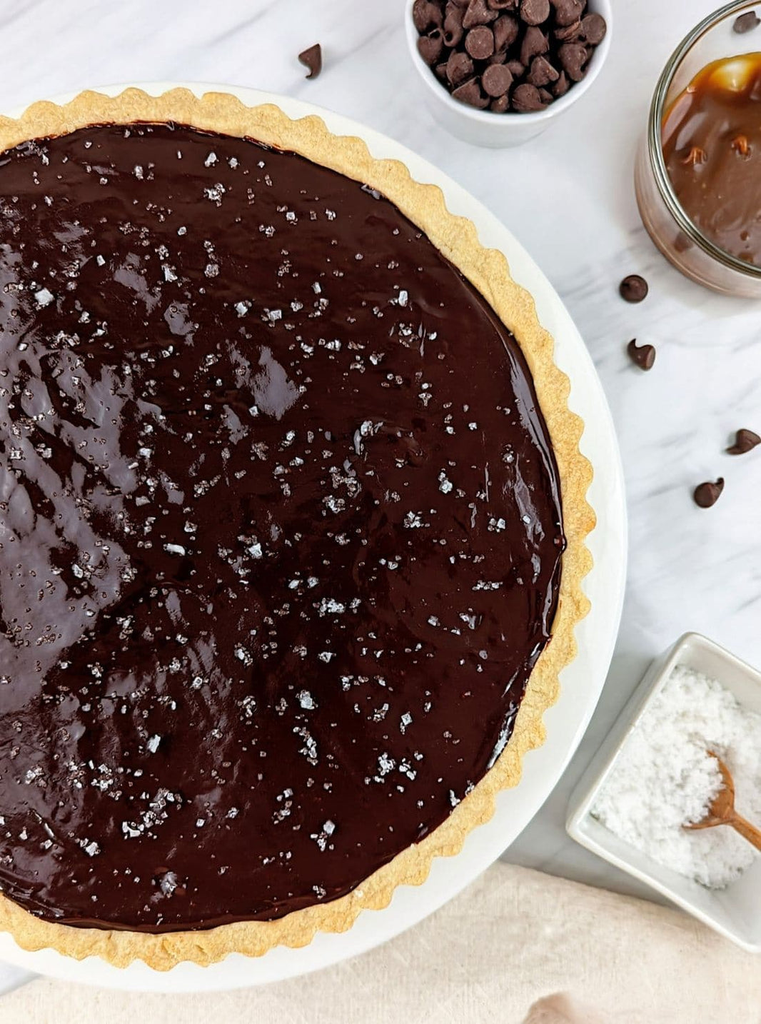 Salted caramel tart