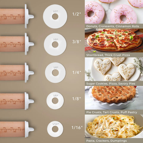 16" Birchberry Adjustable Rolling Pin